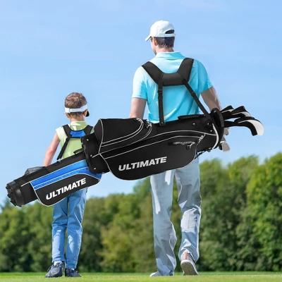 Men's Complete Golf Clubs Package Set 10 Pieces Includes Alloy Driver BlackBlueGrey 10 Men's Complete Golf Clubs Package Set 10 Pieces Includes Alloy Driver BlackBlueGrey - Image 8