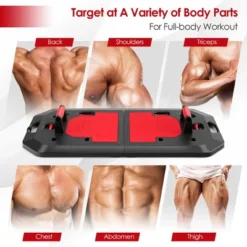 Costway Push Up Board Set Folding Push Up Stand With Elastic String Pilate Bar Bag Home Gym -Costway GUEST 979db90c 33e1 462f 98d8 9d372dc3c635