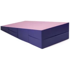 Costway Incline Gymnastics Exercise Mat Folding Wedge Ramp Fitness Mat Tumbling Pink -Costway GUEST 9b588fdb 9ec9 40e2 b24f 7ace64c38693