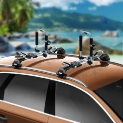 Costway Folding J-Bar Kayak Roof Rack Universal Kayak Rack For Canoe Surfboard