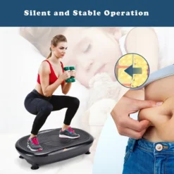 Costway Mini Vibration Plate Whole Body Fitness Platform W/Loop Bands SilverBlack -Costway GUEST a0cd18ba 576e 4ace 8b64 c49884c8b0f5
