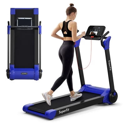 Superfit Folding 2.25HP Electric Treadmill Running Machine APP Control Bluetooth 12 Superfit Folding 2.25HP Electric Treadmill Running Machine APP Control Bluetooth - Image 10