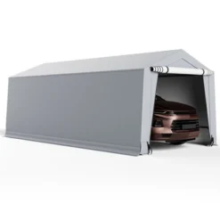 Costway 10' X 16'10.2' X 20.4' Heavy-Duty Carport Car Canopy Shelter Outdoor Portable Garage Door -Costway GUEST a2dc4d33 bfc5 42ca b56f 6af9bfff247e