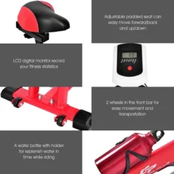 Costway Adjustable Exercise Bike Bicycle Cycling Cardio Fitness LCD W/ 18lb Flywheel -Costway GUEST a32534c7 9cd6 4302 b136 947725f094ff