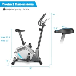 Costway 2-in-1 Exercise Bike Adjustable Magnetic Stationary Bike W/ LCD Screen 8 Magnetic Resistances -Costway GUEST a39d93c8 ce51 441c 971e 2a2e168140e2