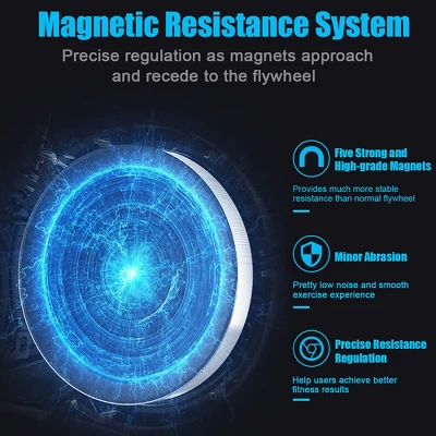 Costway Magnetic Exercise Bike Stationary Belt Drive Indoor Cycling Bike Gym Home Cardio 10 Costway Magnetic Exercise Bike Stationary Belt Drive Indoor Cycling Bike Gym Home Cardio - Image 8