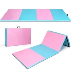 Costway 8' X 4' X 2'' Folding Gymnastics Tumbling Gym Mat Stretching Yoga -Costway GUEST a44d4e2f 7287 491a 99bb bfca562b76af