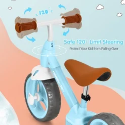 Honey Joy Kids Balance Bike Toddler Training Bicycle W/ Feetrests For 2-5 Years Old RedBluePink -Costway GUEST a5c4641e 9d1b 4f0b a7d2 c1c5ea55ba67