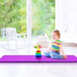 Costway 6''x 2''Gymnastics Yoga Mat Thick Two Folding Panel Gym Purple 14 Costway 6''x 2''Gymnastics Yoga Mat Thick Two Folding Panel Gym Purple -Costway GUEST a68ba131 6a9f 4888 bfd9 4bcc06e18126