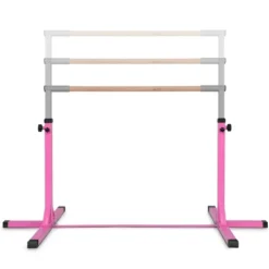 Costway Adjustable Steel Horizontal Training Bar Gymnastics Junior Home Practice -Costway GUEST a69ed84b 563d 4e6c b7a1 943d04de38f9