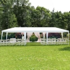 Costway 10'x30' Party Wedding Tent Canopy Heavy Duty Pavilion 5 Sidewall 13 Costway 10'x30' Party Wedding Tent Canopy Heavy Duty Pavilion 5 Sidewall -Costway GUEST a72fe41e a27e 4bfe afbf 0a33132e2280