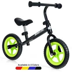 HoneyJoy Kids Balance Bike No Pedal Training Bicycle W/Adjustable Handlebar & Seat YellowBlackBlueRed -Costway GUEST a83d7ca6 e6d6 484a b041 446d7dbf8393