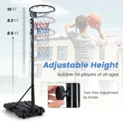 Costway 8.5-10FT Adjustable Basketball Hoop Goal With Fillable Base Wheel Shooting Practice 15 Costway 8.5-10FT Adjustable Basketball Hoop Goal With Fillable Base Wheel Shooting Practice -Costway GUEST a9e89808 2a01 42b6 9618 8cc1b44a41c1