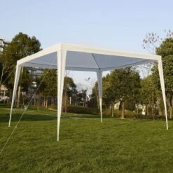 Costway 10'x10' Outdoor Heavy Duty Pavilion Cater Events Outdoor Party Wedding Tent White -Costway GUEST aa0abe58 ac26 447a b7b2 c082ab19ad60