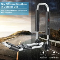 Costway J-Bar Kayak Roof Rack Folding Universal Kayak Rack For Canoe Surfboard -Costway GUEST aa9cfee4 341f 441f 9db6 6a1ba64e721e