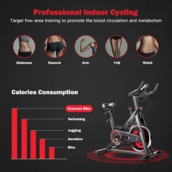 Stationary Exercise Magnetic Cycling Bike 30Lbs Flywheel Home Gym Cardio Workout -Costway GUEST aadefa7e 75ae 425d bb17 dac2ac1c5da7