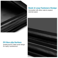 Costway 4'x8'x2" Folding Gymnastic Tumbling Mat W/Handles Fitness Yoga Aerobics Exercise -Costway GUEST ad8a1458 a982 4089 adae 3bd35bee7304