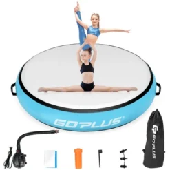 Costway 40'' Inflatable Round Gymnastic Mat Tumbling Floor Mat W/Electric Pump 21 Costway 40'' Inflatable Round Gymnastic Mat Tumbling Floor Mat W/Electric Pump -Costway GUEST add3800c 9a8d 4e91 997a 12119504dbe2