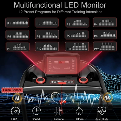 Superfit 2.25HP Electric Running Machine Treadmill Bluetooth Speaker APP Control 6 Superfit 2.25HP Electric Running Machine Treadmill Bluetooth Speaker APP Control - Image 4