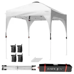 Costway 6.6x6.6 FT Pop Up Canopy Tent Shelter Height Adjustable W/ Roller Bag -Costway GUEST b3d1d7be a9a8 4788 9b6c 1d342e1be087