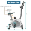 Costway Magnetic Upright Exercise Bike Cycling Bike W/Pulse Sensor 8-Level Fitness