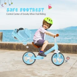 Honey Joy Kids Balance Bike Toddler Training Bicycle W/ Feetrests For 2-5 Years Old RedBluePink -Costway GUEST b65365d2 99da 4a91 977e cf249f7c97a4