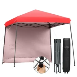 Costway 10ft X 10ft Pop Up Tent Slant Leg Canopy W/ Roll-up Side Wall -Costway GUEST b6af703c f61d 4632 bc7f e49119045b27