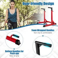 Costway Multi-function Dip-up Station Power Tower Adjustable Height Home Gym Training 16 Costway Multi-function Dip-up Station Power Tower Adjustable Height Home Gym Training -Costway GUEST b727f6a1 3114 4001 8467 620d28e4669e