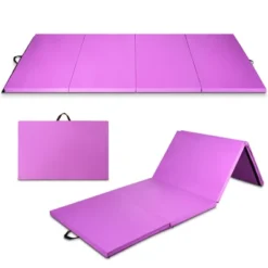 Costway 8' X 4' X 2'' Folding Gymnastics Tumbling Gym Mat Stretching Yoga -Costway GUEST b9a33522 a577 4ac8 befa 0c81b15eedc2