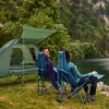 Costway 1-Person Compact Portable Pop-Up Tent/Camping Cot W/ Air Mattress & Sleeping Bag