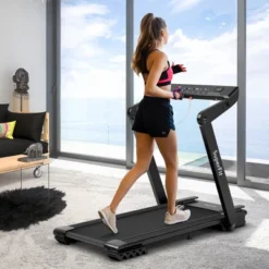 Superfit 4.0HP Foldable Electric Treadmill Jogging Machine W/Bluetooth Black 16 Superfit 4.0HP Foldable Electric Treadmill Jogging Machine W/Bluetooth Black -Costway GUEST c086ba5c 215d 41bf 8156 d9b5caabf431