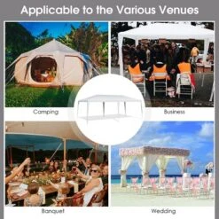 Costway 10'x20' Outdoor Party Wedding Tent Heavy Duty Canopy Pavilion -Costway GUEST c2134f87 cbea 41ac b921 433e94361ecd