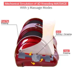 Costway Shiatsu Foot Massager Kneading And Rolling Leg Ankle Red -Costway GUEST c8907d85 2f02 4abf 92cc c8023391b2d2