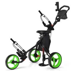 Costway Folding 3 Wheels Golf Push Cart W/Seat Scoreboard Adjustable Handle RedBlueGreyGreen 26 Costway Folding 3 Wheels Golf Push Cart W/Seat Scoreboard Adjustable Handle RedBlueGreyGreen -Costway GUEST c8e39a52 ccce 442d a8ea 44f9e7a15679