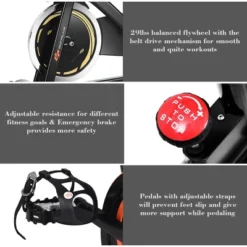 Costway Exercise Bike Cycle Trainer Indoor Workout Cardio Fitness Bicycle Stationary -Costway GUEST c93159df 2d7c 4f85 a188 71b27287792f