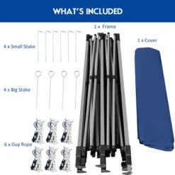 Costway 10'x20' Pop Up Canopy Tent Folding Heavy Duty Sun Shelter Adjustable W/Bag -Costway GUEST ca2bbcd6 5b84 4fa0 907c 1ca847401f9c