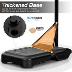 Costway Adjustable Kids Basketball Hoop Stand W/Durable Net Shatterproof Backboard Wheel -Costway GUEST cc2a9f39 4da2 4b09 b9e4 a63c112d6c96