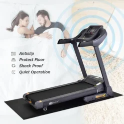 Costway 60''x26'' Treadmill Mat Large Floor Protector Exercise Fitness Gym Equipment Mat -Costway GUEST d04f4d04 c569 4060 9940 018e8975529b