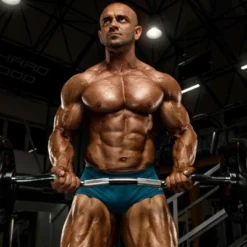 Costway 48''Chrome Steel Olympic EZ Curl Bar 28mm Grip Home Gym Fitness Equipment Silver