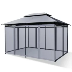 Costway 2-Tier 10'x13' Steel Gazebo Canopy Tent Shelter Patio Garden Outdoor Netting 25 Costway 2-Tier 10'x13' Steel Gazebo Canopy Tent Shelter Patio Garden Outdoor Netting -Costway GUEST d4bba184 8e73 4745 929b 6762b6ec806f