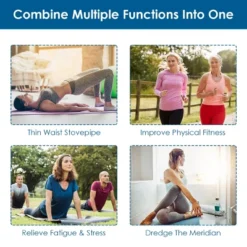 Costway 4-level Adjustable Slant Board Wooden Calf Stretcher Incline Stretching Ankle -Costway GUEST d72d8f71 d626 4249 8881 4b7ac91399ee