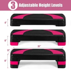 Costway 31'' Aerobic Ex Ercise Stepper Cardio Trainer 3 In 1 Adjustable Height 4'' - 6'' - 8'' 20 Costway 31'' Aerobic Ex Ercise Stepper Cardio Trainer 3 In 1 Adjustable Height 4'' - 6'' - 8'' -Costway GUEST d91eeaa5 c2d9 4a38 a0d2 6e1d14631d9e