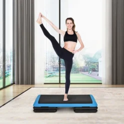 Costway Fitness Aerobic Step Cardio Adjust 4'' - 6'' - 8'' Exercise Stepper W/Risers Blue -Costway GUEST d9b2bda2 8a03 4d77 a8ba 83566676abd6