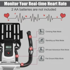 Costway Indoor Stationary Exercise Cycle Bike Bicycle Workout W/ Large Holder Red -Costway GUEST da2484b3 3963 4a7e 80ae 8ab45f5cb308