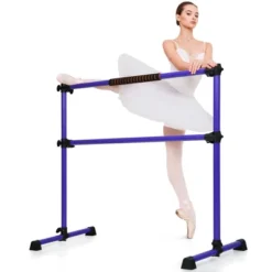Costway Portable Ballet Barre 4ft Freestanding Adjustable Double Dance Bar SilverPinkPurple 24 Costway Portable Ballet Barre 4ft Freestanding Adjustable Double Dance Bar SilverPinkPurple -Costway GUEST dceaa62b 9edb 4764 8fc7 1bdb75375f0f