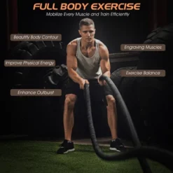 Costway 30FT/40FT/50FT Battle Rope 1.5'' Diameter Exercise Rope W/Anchor Strap Kit 13 Costway 30FT/40FT/50FT Battle Rope 1.5'' Diameter Exercise Rope W/Anchor Strap Kit -Costway GUEST dd121b19 e543 42a3 960c 9e5f6f7f9e3c