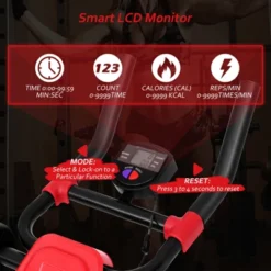 Costway Ab Machine With LCD Monitor Adjustable Abdominal Trainer Cruncher For Home Gym -Costway GUEST e0676708 503f 4189 84a3 b6b582bdb12f