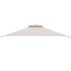 10' X 12' Patio Gazebo Replacement Top Cover 2-Tier Canopy CPAI-84 Outdoor -Costway GUEST e0cdd538 3ff3 470d 803a 043a9d18a3a4