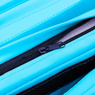 Costway 4'x6'x2'' Gymnastics Mat PU Thick Folding Panel Gym Blue 9 Costway 4'x6'x2'' Gymnastics Mat PU Thick Folding Panel Gym Blue - Image 7