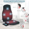 Massage Seat Cushion Back Massager W/ Heat & 6 Vibration Motors For Home -Costway GUEST e65f03aa d195 4d12 9858 ab0bf9bfdb94